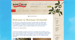 Desktop Screenshot of bowmanorchards.com